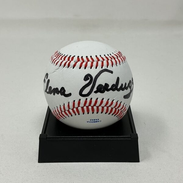 Elena Verdugo Autographed TV Series ABC Marcus Welby M.D. Official League Baseball JSA COA