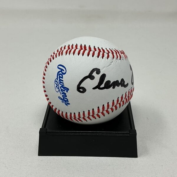 Elena Verdugo Autographed TV Series ABC Marcus Welby M.D. Official League Baseball JSA COA - Image 2