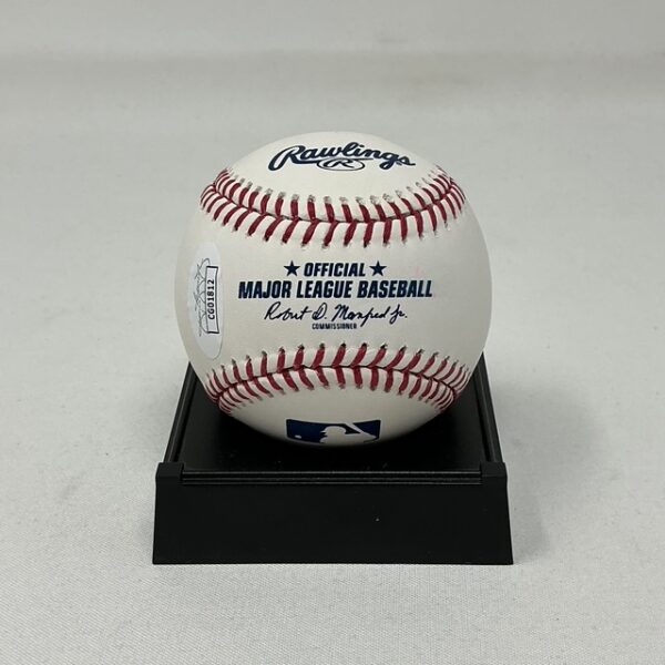 Ralphy Velazquez Autographed Cleveland Guardians ROML Baseball JSA COA - Image 2
