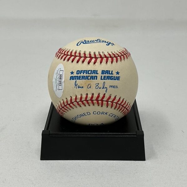 Jim Bunning Autographed Detroit Tigers OAL Baseball JSA COA - Image 2