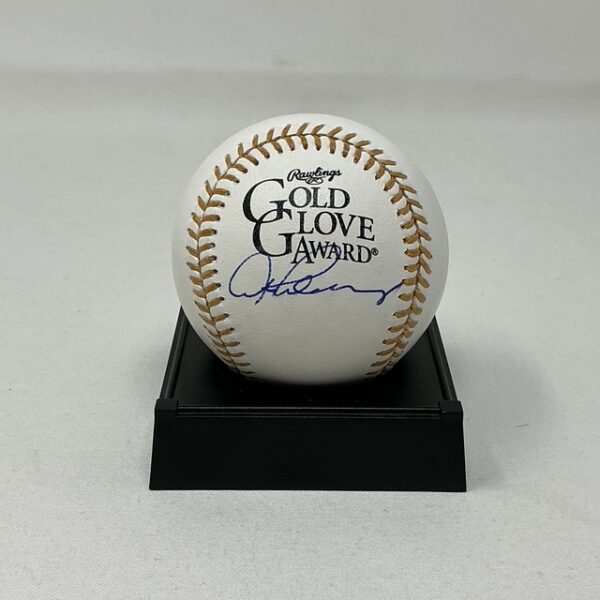 Alex Rodriguez Autographed New York Yankees Gold Glove Award ROML Baseball JSA COA