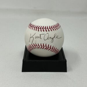 Kurt Angle Autographed USA Olympic Gold Medalist and Wrestling Champion ROML Baseball JSA COA