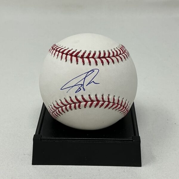 Forrest Whitley Autographed Tampa Bay Rays ROML Baseball JSA COA