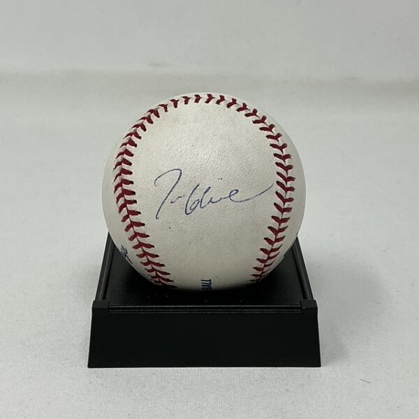 Tom Glavine Autographed Atlanta Braves ROML Baseball JSA COA