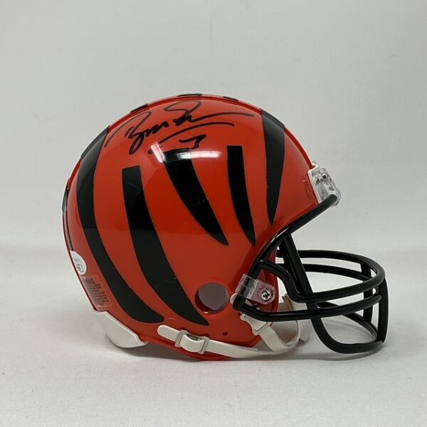 Boomer Esiason Autographed Cincinnati Bengals Mini Helmet JSA COA