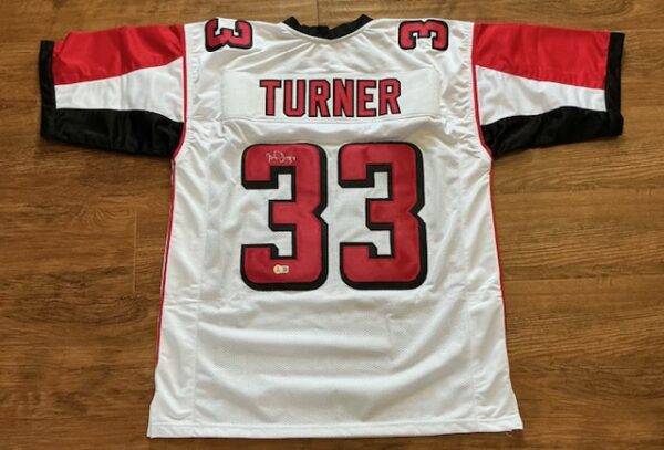 Michael Turner Autographed Atlanta Falcons Pro Style Jersey Beckett