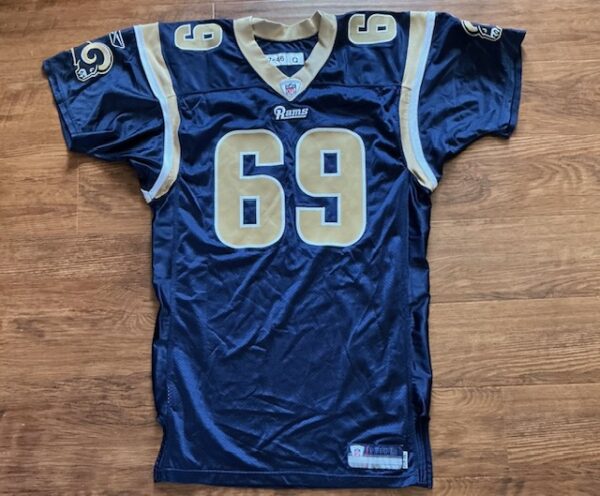 Leger Douzable 2009 Game Issued St. Louis Rams Authentic NFL Reebok Jersey - Image 2