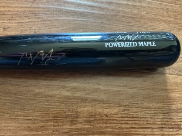Max Anderson Autographed Detroit Tigers Top Prospect 2025 Game Used Cracked Bat - Image 3