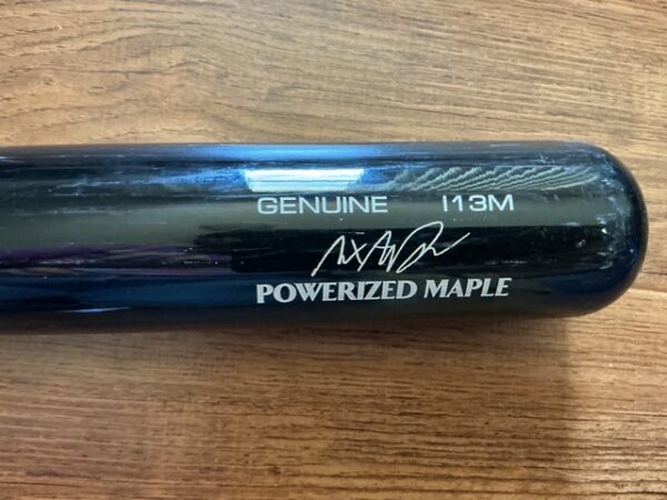Max Anderson Autographed Detroit Tigers Top Prospect 2025 Game Used Cracked Bat