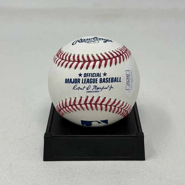 Rick Pitino Autographed St. Johns Red Storm Basketball Head Coach ROML Baseball JSA COA - Image 2