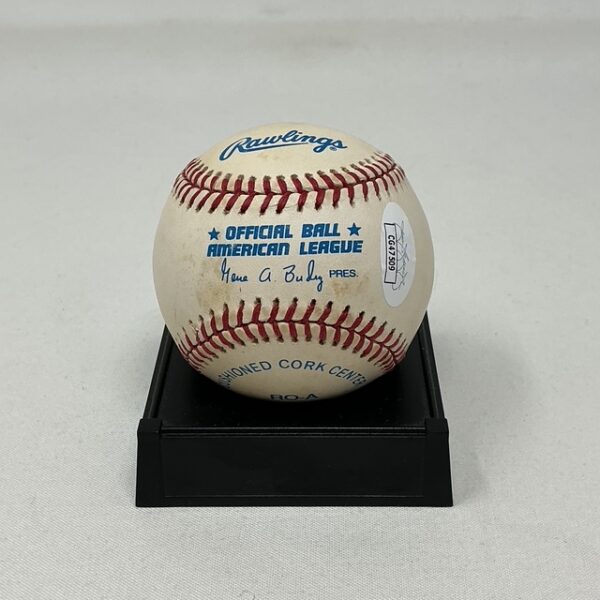 Yogi Berra Autographed New York Yankees OAL Baseball JSA COA - Image 2