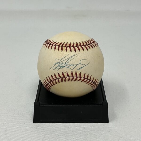 Ken Griffey Jr. Autographed Seattle Mariners OAL Baseball JSA COA