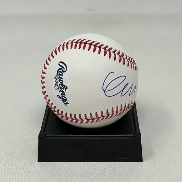 George Lopez Autographed Stand-Up Comedian Actor ROML Baseball JSA COA - Image 2
