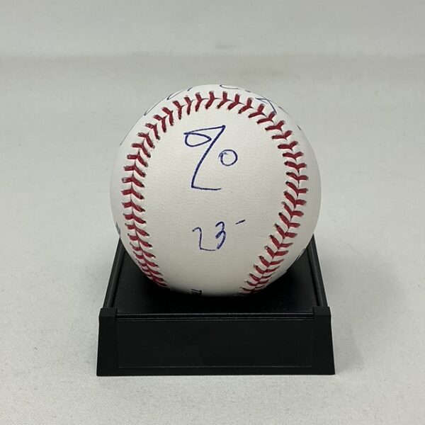 George Lopez Autographed Stand-Up Comedian Actor ROML Baseball JSA COA - Image 4