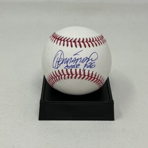 Orlando Hernandez Autographed New York Yankees El Duque ROML Baseball JSA COA