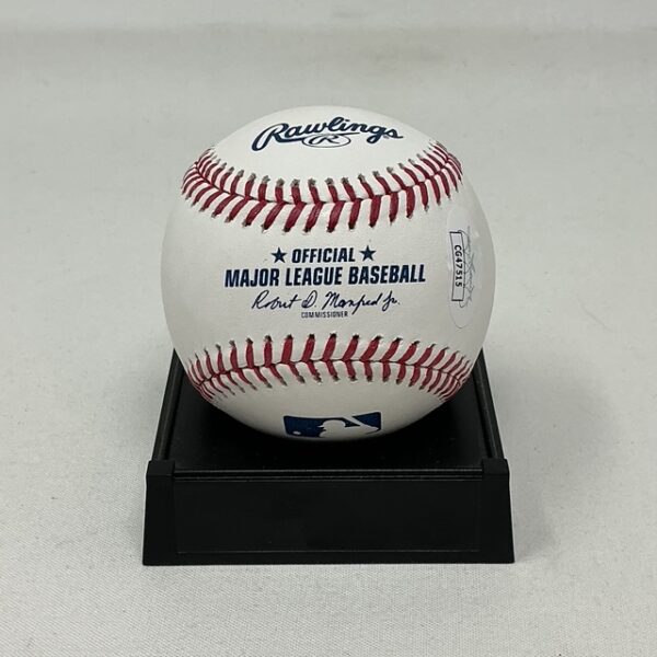 Orlando Hernandez Autographed New York Yankees El Duque ROML Baseball JSA COA - Image 2