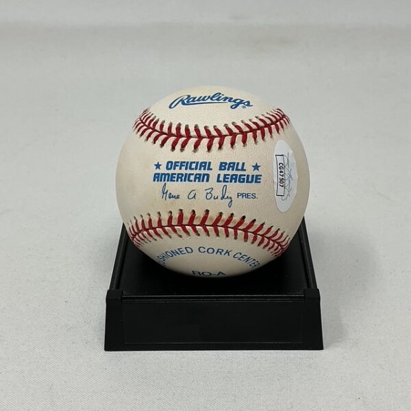 Christine Todd Whitman Autographed New Jersey Governor Political OAL Baseball JSA COA - Image 2