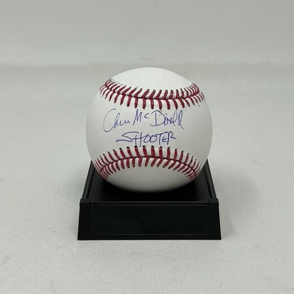 Christopher McDonald Autographed Happy Gilmore Shooter McGavin ROML Baseball JSA COA