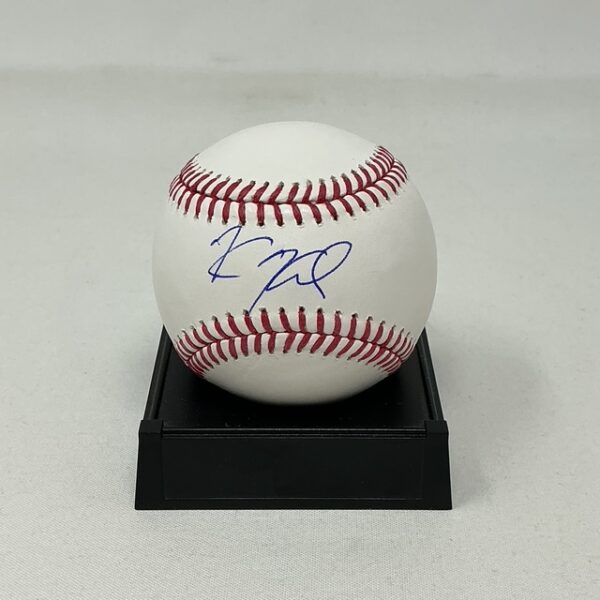 Kofi Kingston Autographed WWE RAW Champion Wrestler ROML Baseball JSA COA