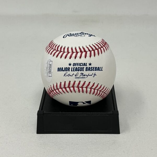 Kofi Kingston Autographed WWE RAW Champion Wrestler ROML Baseball JSA COA - Image 2