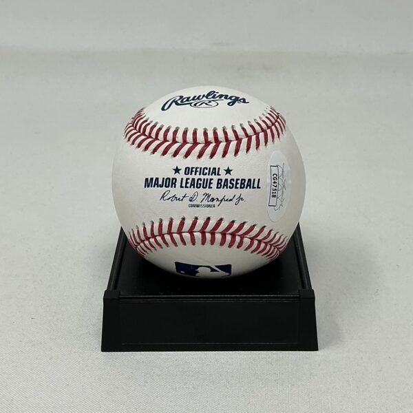 Bobby Lashley Autographed WWE Wrestler Bellator MMA Fighter ROML Baseball JSA COA - Image 2