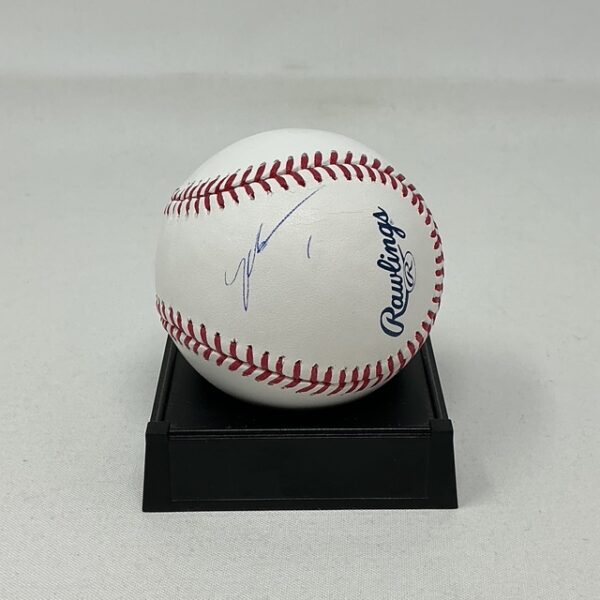 Malik Nabers Autographed NFL New York Giants ROML Baseball JSA COA
