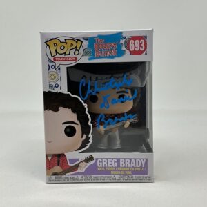 Christopher Daniel Barnes Autographed Greg Brady The Brady Bunch #693 Funko Pop JSA