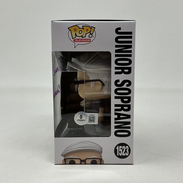 Dominic Chianese Autographed Junior Soprano The Sopranos #1523 Funko Pop Beckett - Image 5