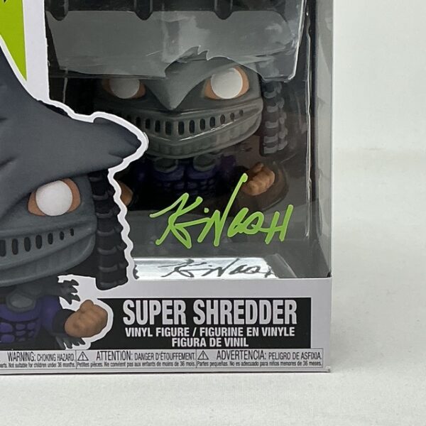 Kevin Nash Autographed TMNT Super Shredder #1138 Funko Pop PSA COA - Image 2