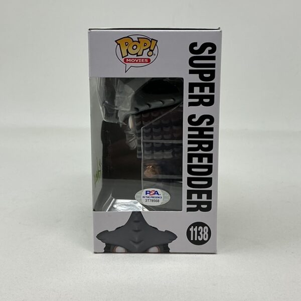 Kevin Nash Autographed TMNT Super Shredder #1138 Funko Pop PSA COA - Image 6