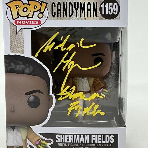 Michael Hargrove Autographed Sherman Fields Candyman #1159 Funko Pop Beckett - Image 2