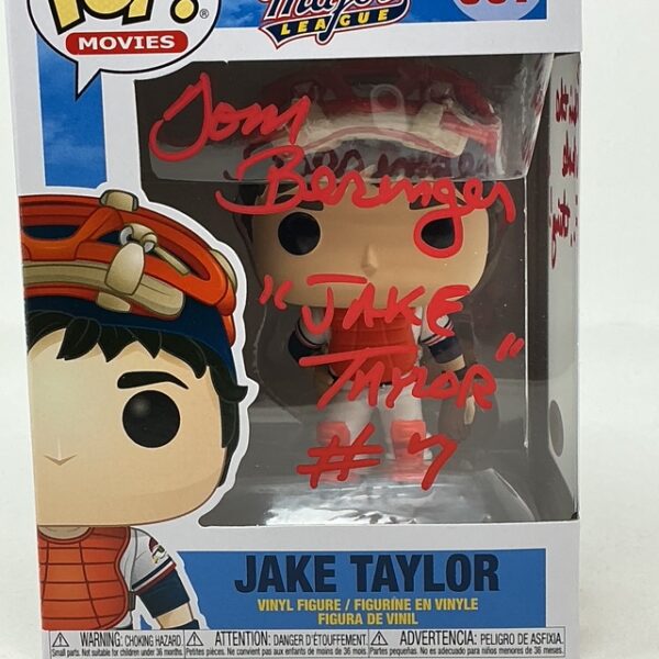 Tom Berenger Autographed Jake Taylor Major League #887 Funko Pop JSA COA - Image 2