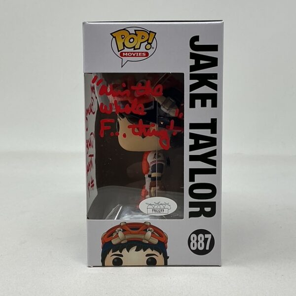 Tom Berenger Autographed Jake Taylor Major League #887 Funko Pop JSA COA - Image 3
