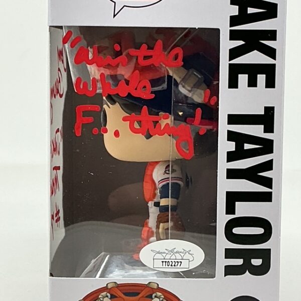 Tom Berenger Autographed Jake Taylor Major League #887 Funko Pop JSA COA - Image 4