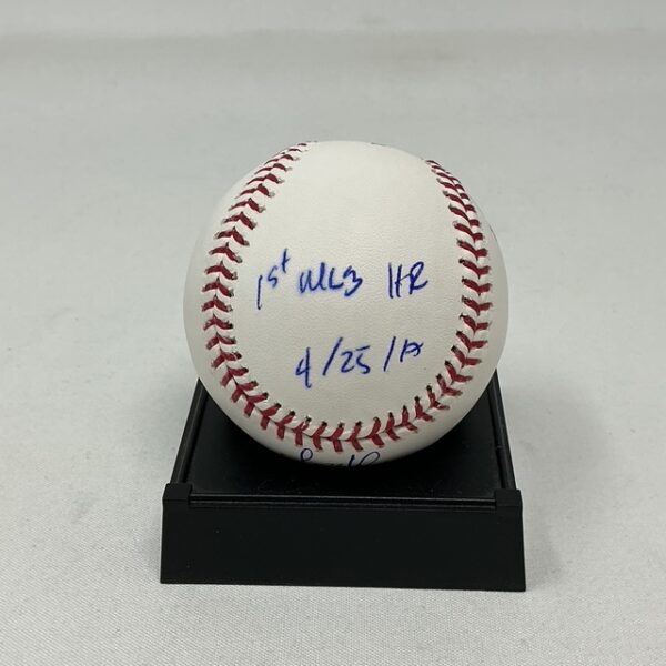Jose Martinez Autographed St. Louis Cardinals 1st MLB HR ROML Baseball Beckett - Image 2