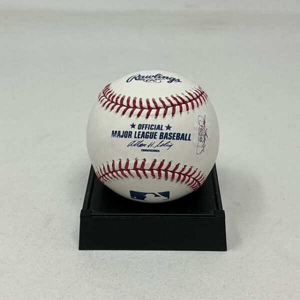Drew Brees Autographed NFL New Orleans Saints ROML Baseball JSA - Image 2