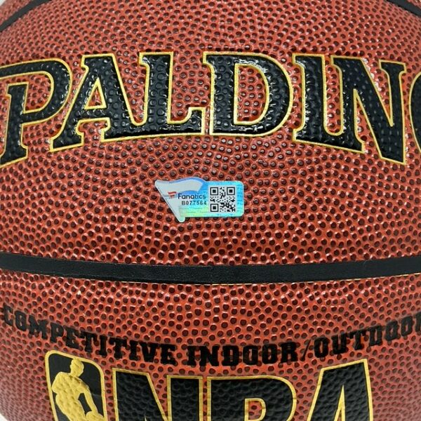 Dominique Wilkins Autographed Atlanta Hawks HOF 06 NBA Spalding Basketball Fanatics - Image 4