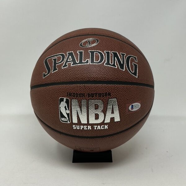 Shaquille O'Neal Autographed Los Angeles Lakers HOF 16 NBA Spalding Basketball Beckett - Image 5