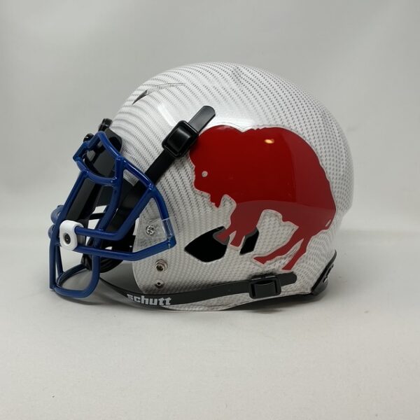 OJ Simpson Autographed Buffalo Bills Authentic  Full Size Hydro Dipped Schutt Helmet JSA COA - Image 5