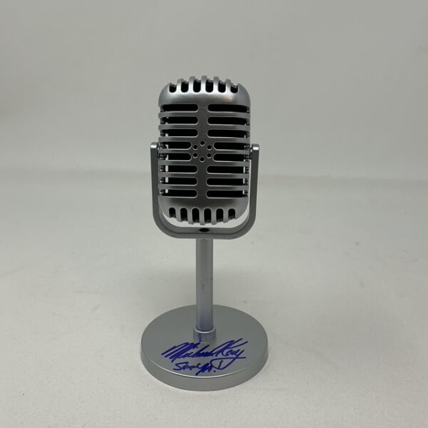 Michael Kay Autographed New York Yankees YES ESPN Broadcaster Novelty Microphone JSA COA