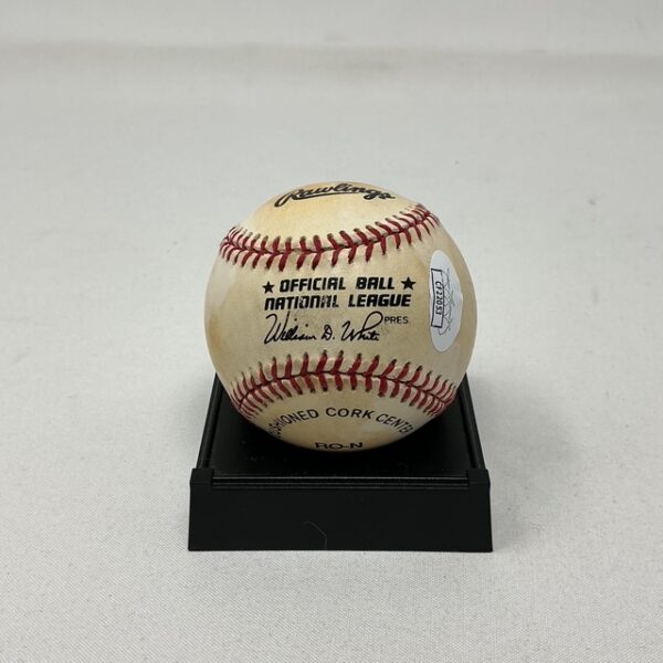 Joe Morgan Autographed Cincinnati Reds HOF 90 ONL Baseball JSA COA - Image 2