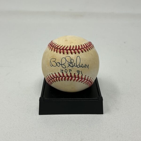 Bob Gibson Autographed St. Louis Cardinals HOF 81 ONL Baseball JSA COA