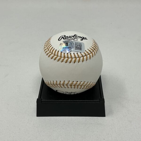 Dustin Pedroia Autographed Boston Red Sox Gold Glove Award ROML Baseball Beckett - Image 3