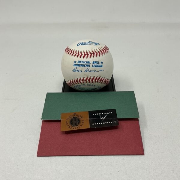 Frank Thomas Autographed Chicago White Sox OAL Baseball Upper Deck COA - Image 3