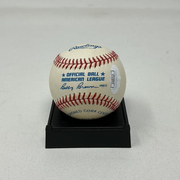 Al Kaline Autographed Detroit Tigers OAL Baseball JSA COA - Image 2