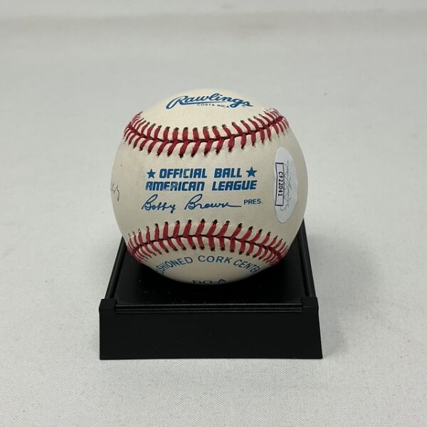 Kevin Willis Autographed NBA Atlanta Hawks OAL Baseball JSA COA - Image 2
