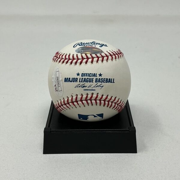 Derek Jeter & Alex Rodriguez Autographed New York Yankees ROML Baseball JSA LOA - Image 7