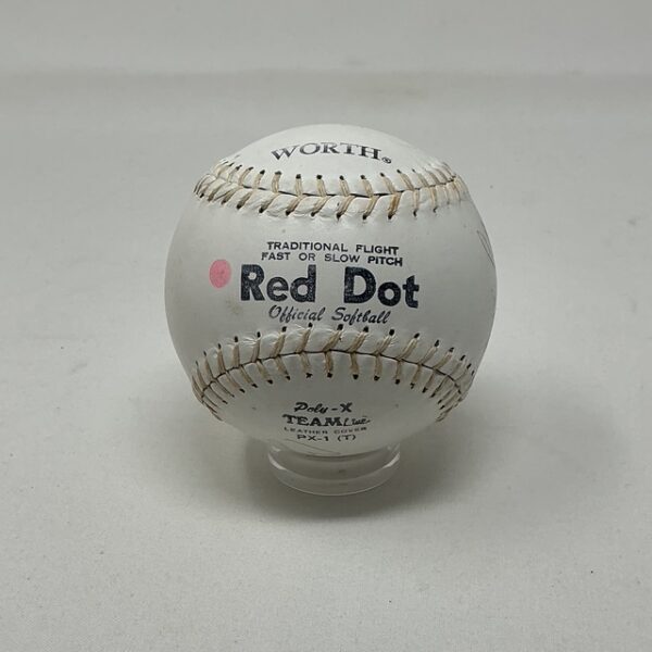 MLB Hall of Famers & Stars 10 Signatures Banks Martin Cepeda Worth Red Dot Softball JSA LOA - Image 7
