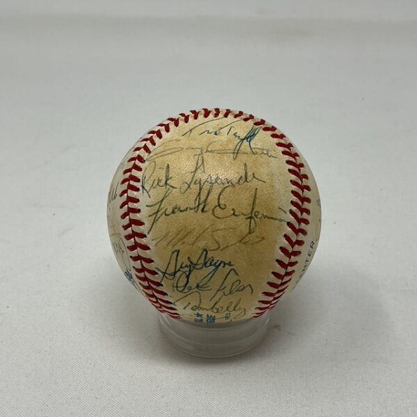 1985 Minnesota Twins 31 Signatures Kirby Puckett Team Signed OAL Baseball Beckett LOA - Image 4