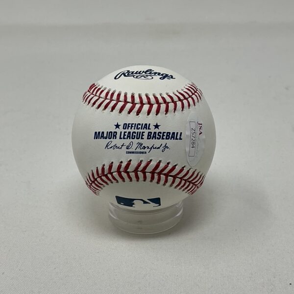 Derek Jeter Autographed New York Yankees ROML Baseball JSA LOA - Image 6